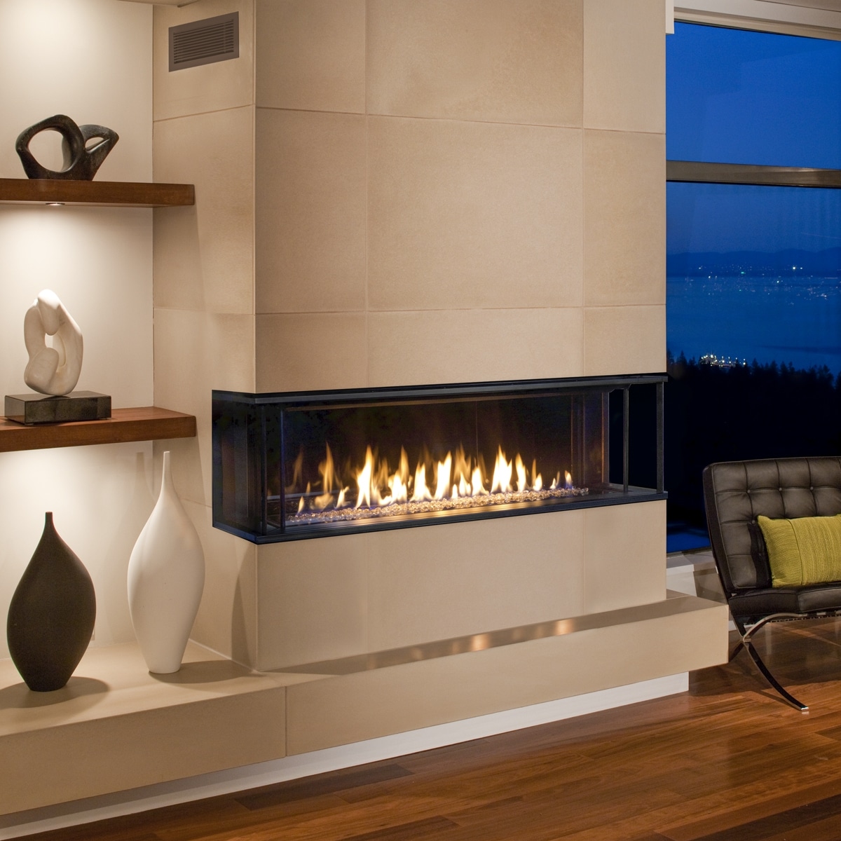 Indoor-Outdoor Fireplace